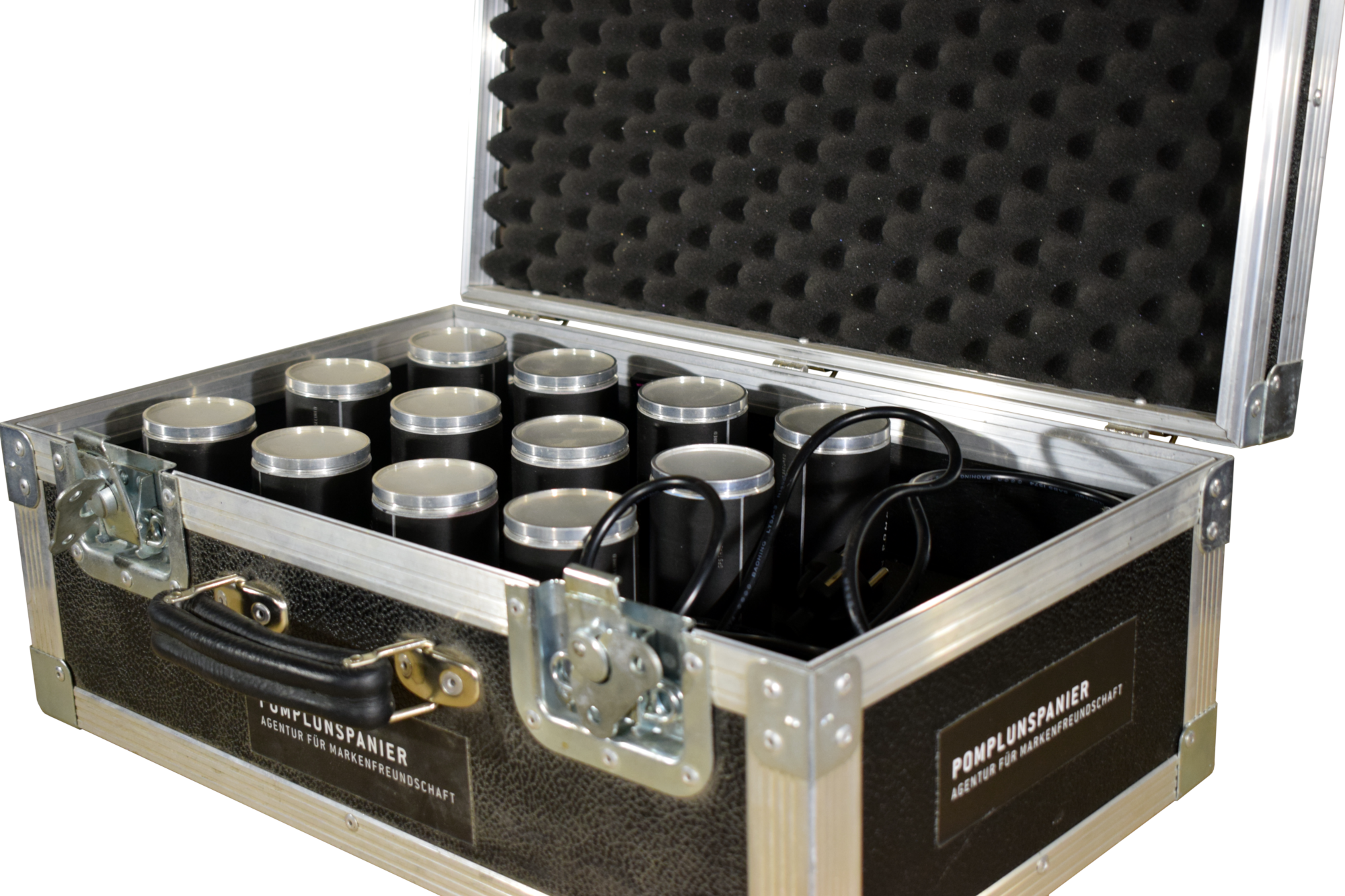 Lightcan Flightcase geöffnet schräg