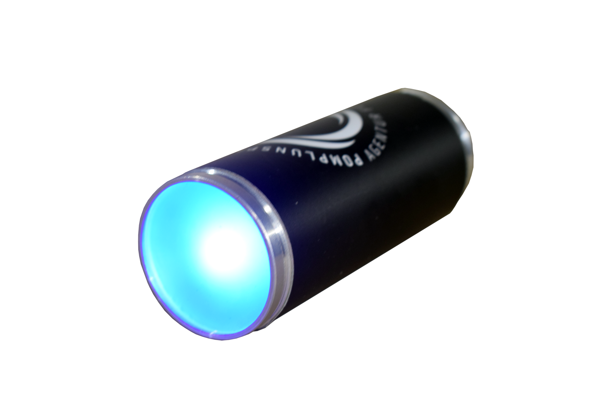 Lightcan leuchtet blau