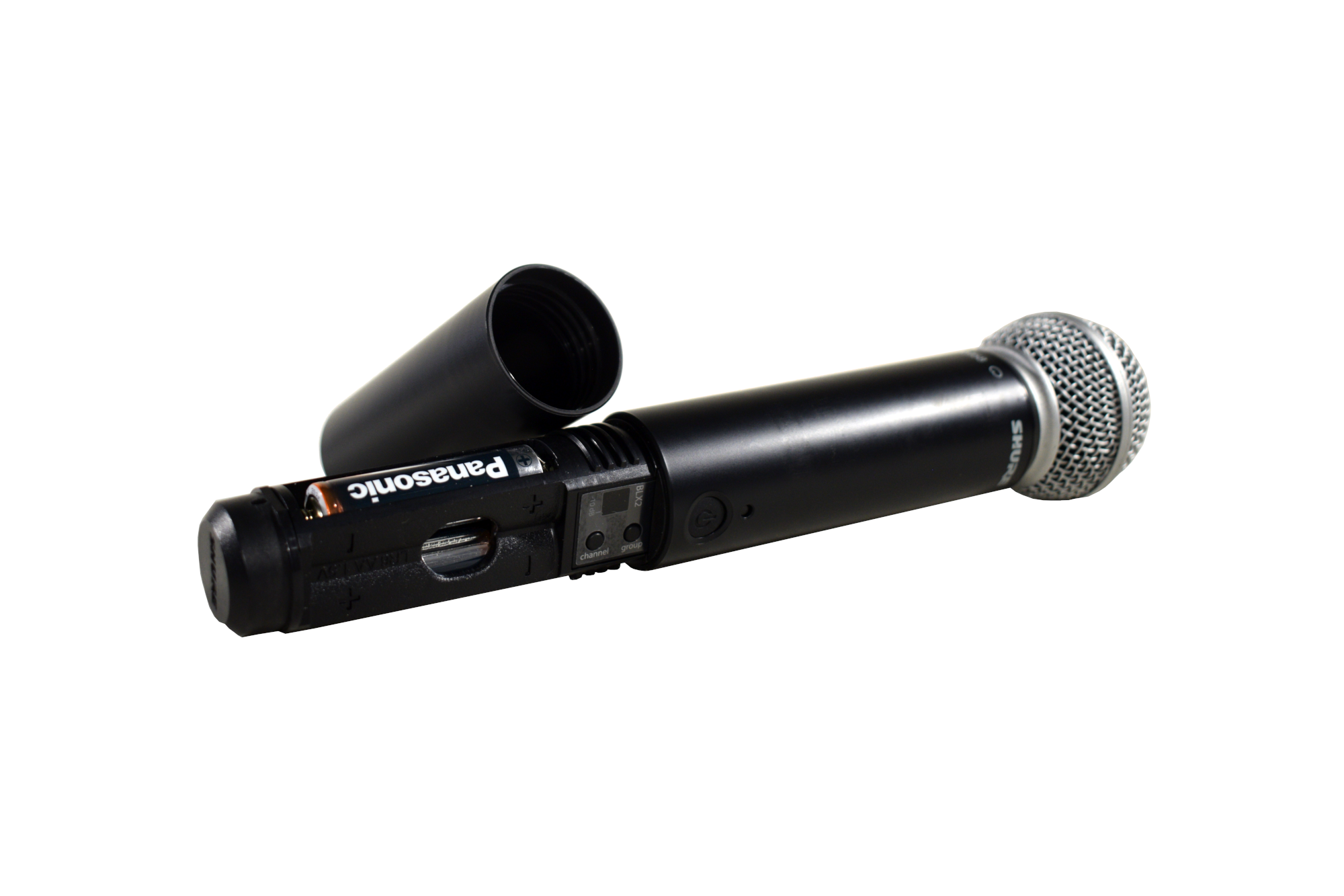 Shure Mikrofon Batteriefach