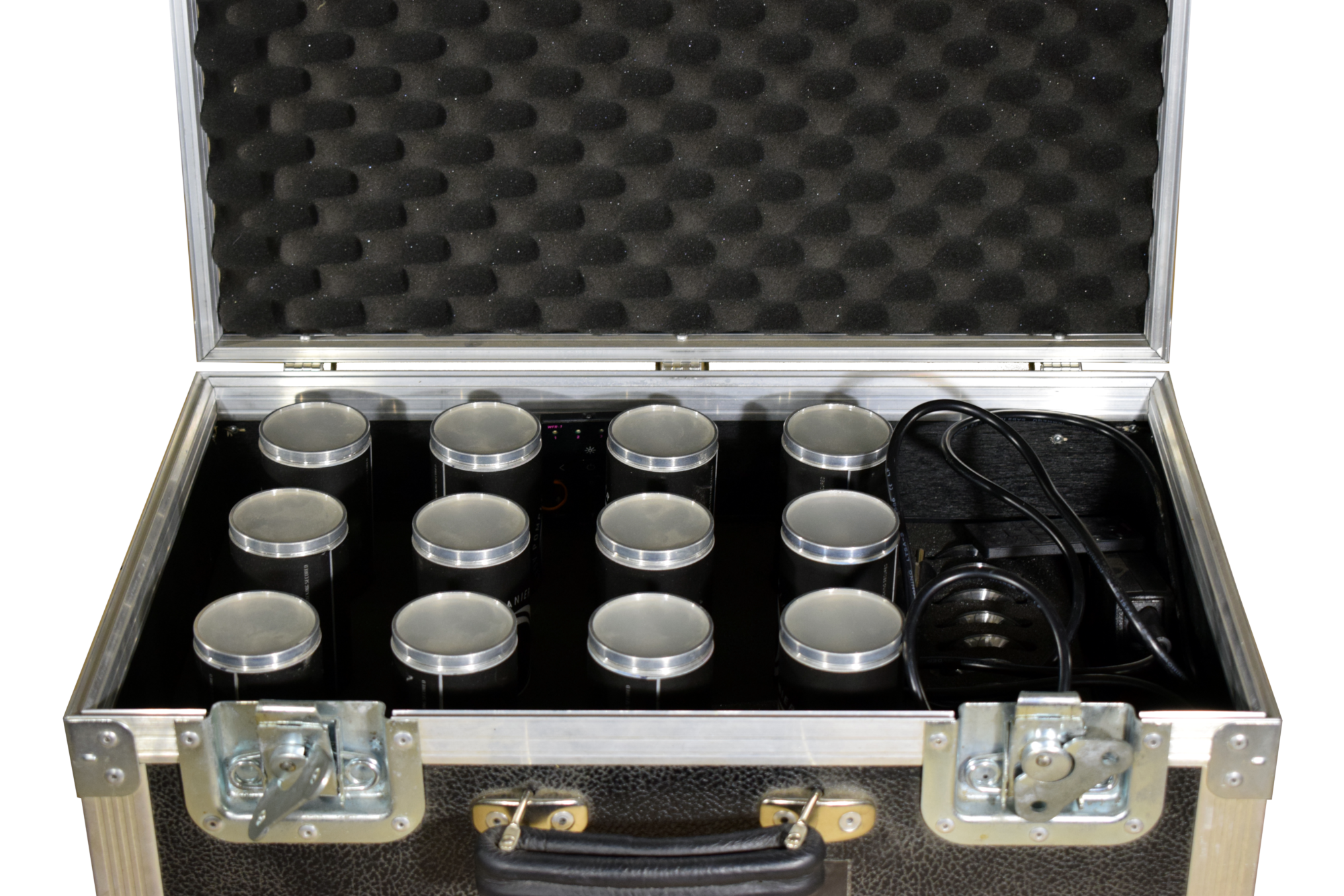 Lightcan Flightcase geöffnet Frontansicht